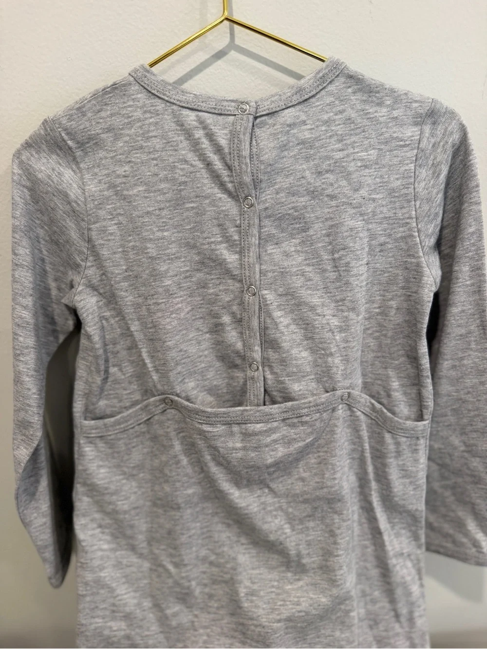 Gucci Gray Footed One-Piece All In One Cotton Jersey w Print